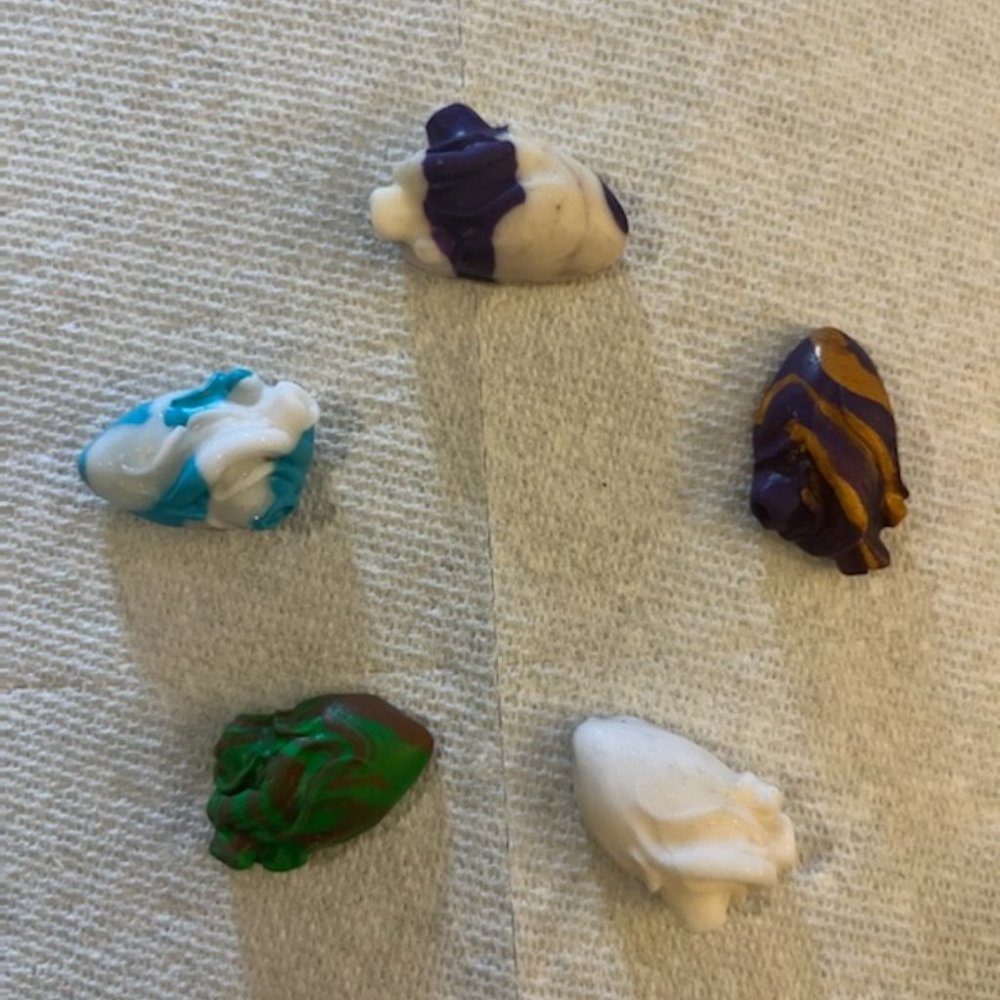 Heart Cabochons And Miscellaneous Craft Items